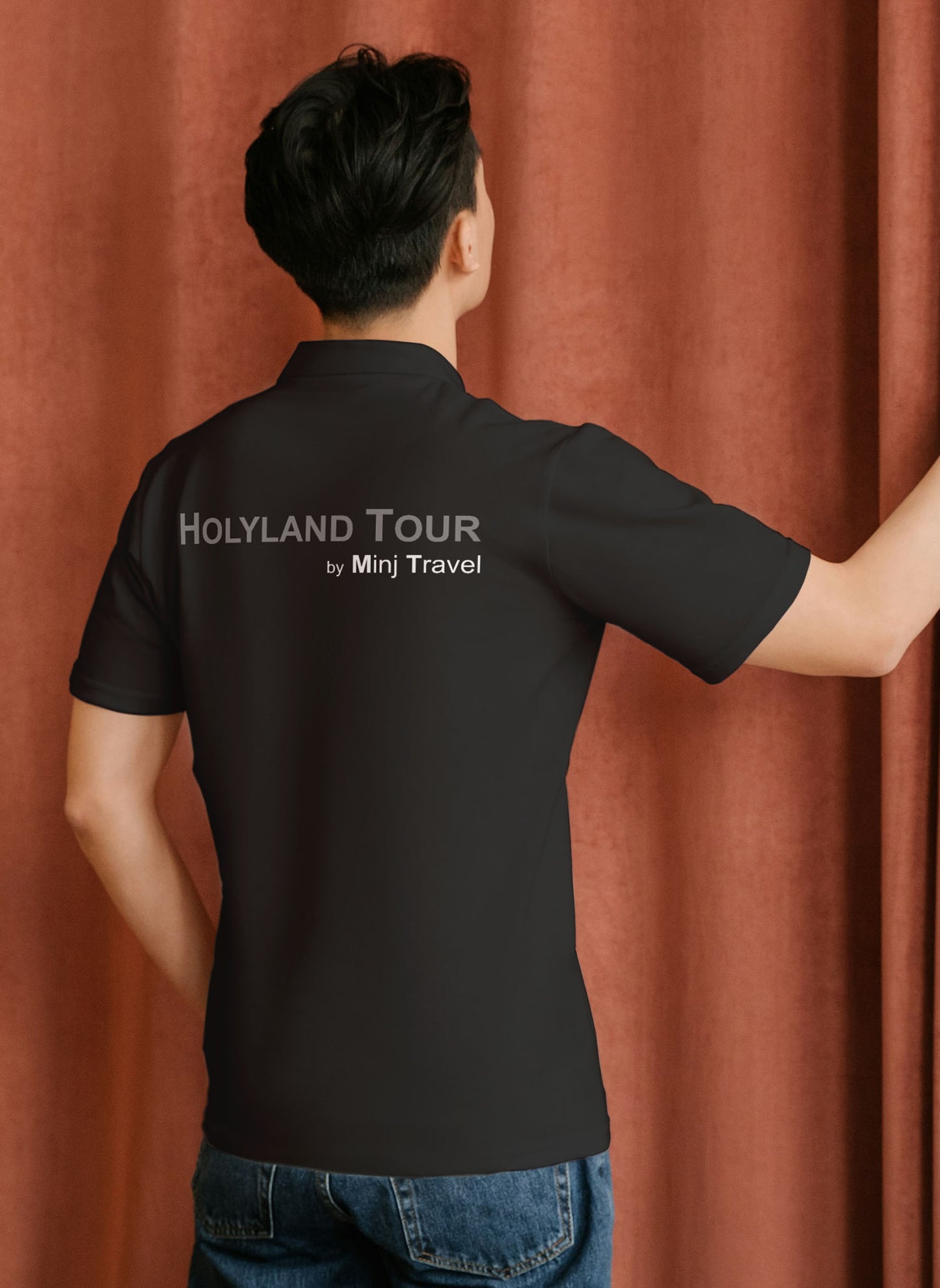 MINJ TRAVEL_Grey_Men's Polo
