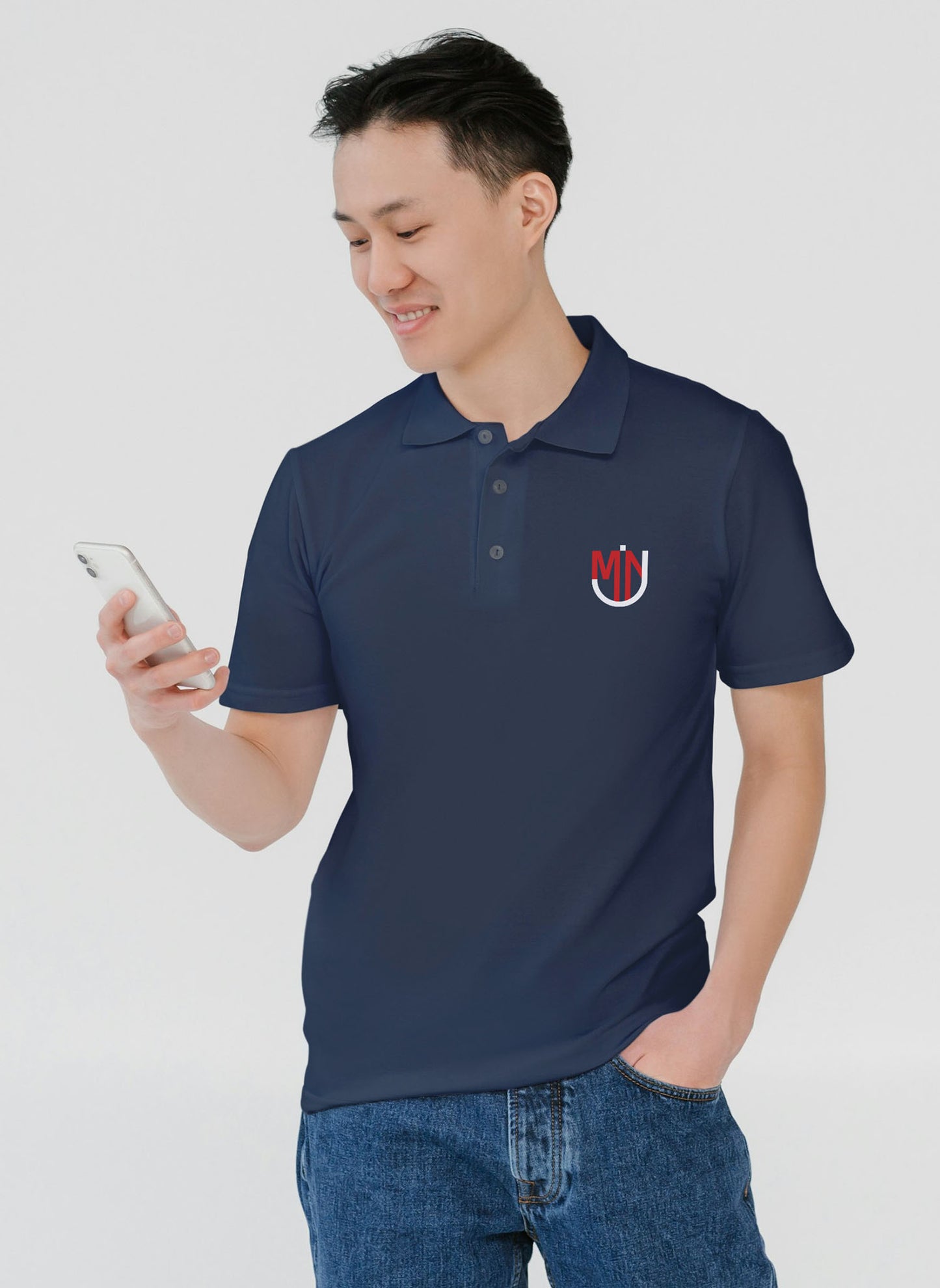 MINJ TRAVEL_Red_Men's Polo