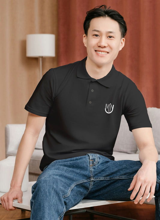 MINJ TRAVEL_Grey_Men's Polo